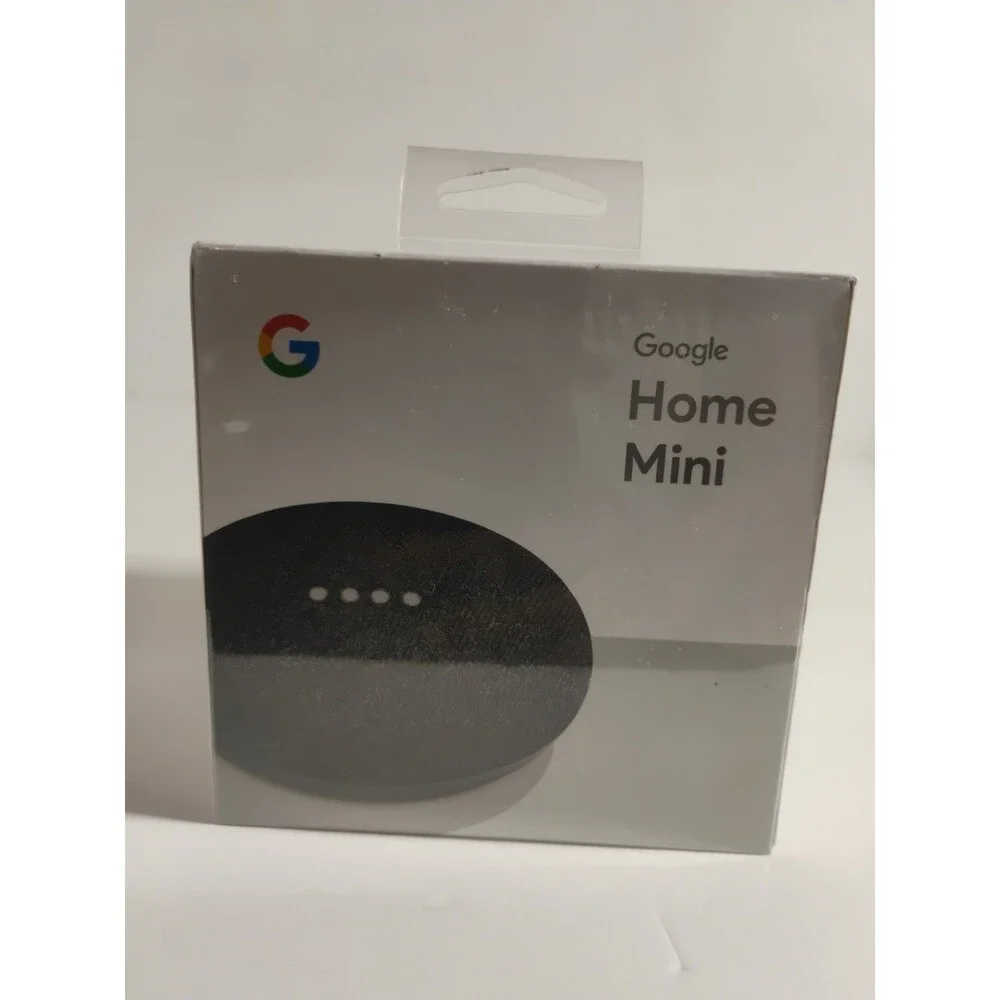 Google Home Mini Smart Assistant - Charcoal (GA00216-US) New Sealed